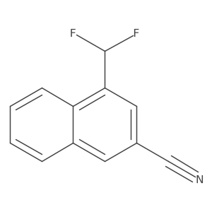 4-(Difluoromethyl)-2-naphthonitrile Structure