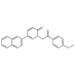 2-(2-(4-methoxyphenyl)-2-oxoethyl)-6-(naphthalen-2-yl)pyridazin-3(2H)-one Structure