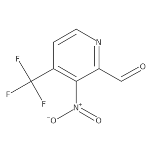 3-Nitro-4-(trifluoromethyl)picolinaldehyde Structure