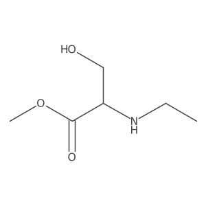 Methyl 2-(ethylamino)-3-hydroxypropanoate Structure