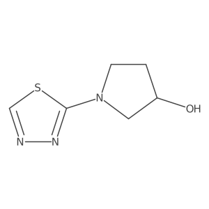 1-(1,3,4-Thiadiazol-2-yl)pyrrolidin-3-ol Structure
