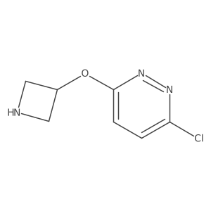 3-(Azetidin-3-yloxy)-6-chloropyridazine结构式