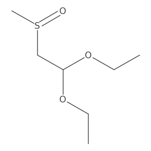 1,1-Diethoxy-2-methanesulfinylethane Structure