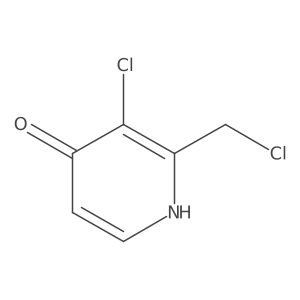 3-Chloro-2-(chloromethyl)pyridin-4-OL结构式
