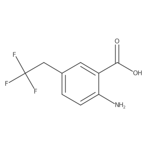 2-Amino-5-(2,2,2-trifluoroethyl)benzoic acid结构式