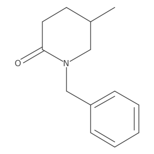 1-Benzyl-5-methylpiperidin-2-one结构式