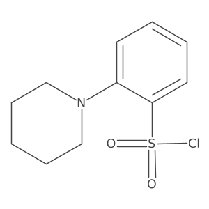 2-(Piperidin-1-yl)benzene-1-sulfonyl chloride Structure