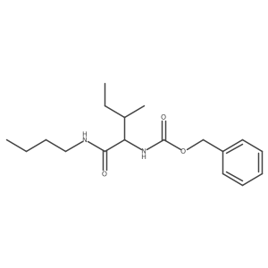 N-Butyl L-Cbz-isoleucinamide结构式