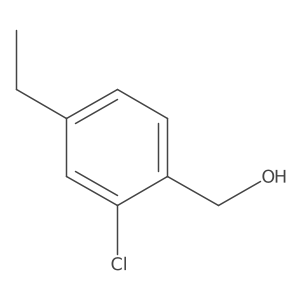 (2-Chloro-4-ethylphenyl)methanol Structure