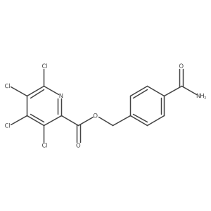 (4-Carbamoylphenyl)methyl 3,4,5,6-tetrachloropyridine-2-carboxylate Structure