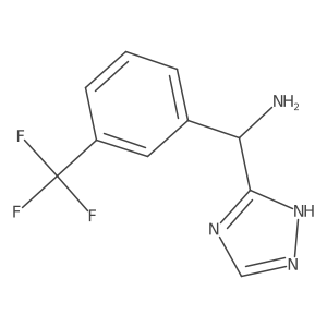 (1h-1,2,4-Triazol-3-yl)(3-(trifluoromethyl)phenyl)methanamine Structure