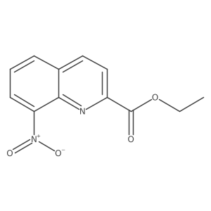 Ethyl 8-nitroquinoline-2-carboxylate结构式