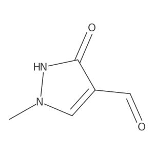 3-hydroxy-1-methyl-1H-pyrazole-4-carbaldehyde Structure