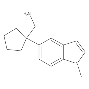 [1-(1-methyl-1H-indol-5-yl)cyclopentyl]methanamine Structure
