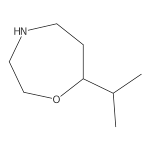 7-(Propan-2-yl)-1,4-oxazepane结构式