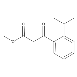 Methyl 3-oxo-3-[2-(propan-2-yl)phenyl]propanoate Structure