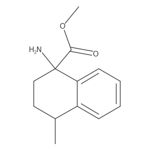 Methyl 1-amino-4-methyl-1,2,3,4-tetrahydronaphthalene-1-carboxylate Structure
