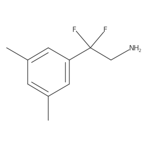 2-(3,5-Dimethylphenyl)-2,2-difluoroethan-1-amine Structure