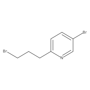 5-Bromo-2-(3-bromopropyl)pyridine Structure