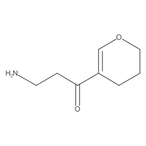 3-Amino-1-(3,4-dihydro-2H-pyran-5-yl)propan-1-one Structure