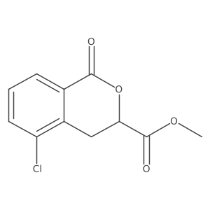 methyl 5-chloro-1-oxo-3,4-dihydro-1H-2-benzopyran-3-carboxylate Structure