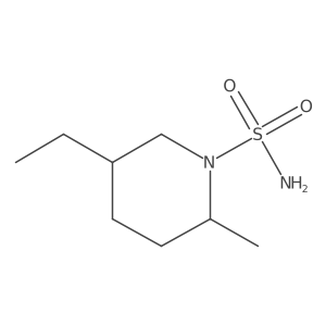 5-Ethyl-2-methyl-1-piperidinesulfonamide Structure