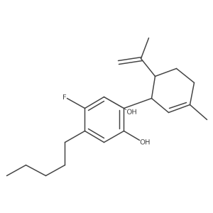 4'-Fluorocannabidiol结构式