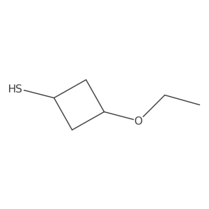 3-Ethoxycyclobutane-1-thiol Structure