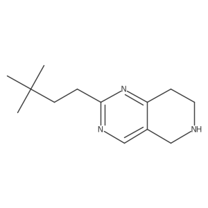 2-(3,3-Dimethylbutyl)-5,6,7,8-tetrahydropyrido[4,3-d]pyrimidine Structure
