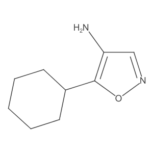 5-Cyclohexylisoxazol-4-amine Structure