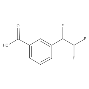3-(1,2,2-Trifluoroethyl)benzoic acid Structure