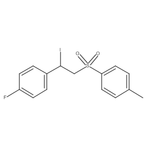 1-[2-(4-Fluorophenyl)-2-iodoethyl]sulfonyl-4-methylbenzene Structure