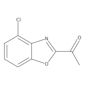 1-(4-Chlorobenzo[d]oxazol-2-yl)ethanone Structure