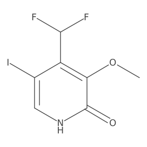 4-(Difluoromethyl)-5-iodo-3-methoxypyridin-2-ol结构式