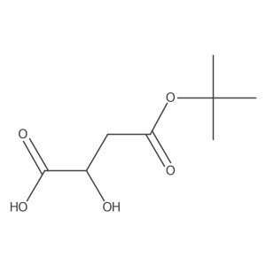 2-Hydroxy-4-[(2-methylpropan-2-yl)oxy]-4-oxobutanoic acid Structure