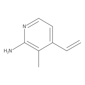 3-Methyl-4-vinylpyridin-2-amine结构式
