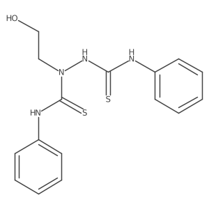 Biurea, 3-(2-hydroxyethyl)-1,6-diphenyl-2,5-dithio-结构式
