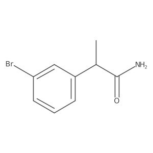 2-(3-Bromophenyl)propanamide Structure