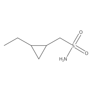 (2-Ethylcyclopropyl)methanesulfonamide结构式