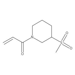 1-(3-Methanesulfonylpiperidin-1-yl)prop-2-en-1-one结构式