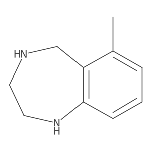 6-methyl-2,3,4,5-tetrahydro-1H-1,4-benzodiazepine结构式