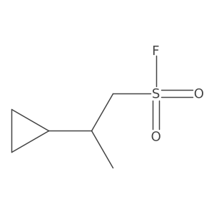 2-Cyclopropylpropane-1-sulfonyl fluoride结构式