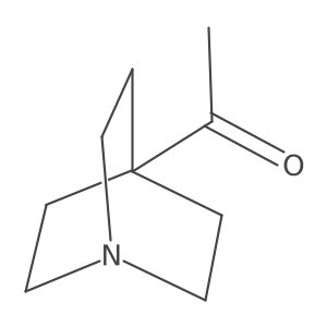 1-(Quinuclidin-4-yl)ethanone结构式