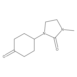1-Methyl-3-(4-oxocyclohexyl)imidazolidin-2-one结构式