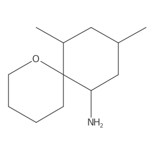 9,11-Dimethyl-1-oxaspiro[5.5]undecan-7-amine结构式