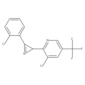 3-Chloro-2-[3-(2-chlorophenyl)-2H-azirin-2-yl]-5-(trifluoromethyl)pyridine Structure