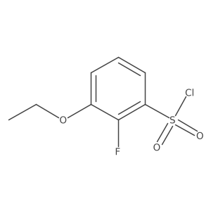 3-Ethoxy-2-fluorobenzene-1-sulfonyl chloride结构式
