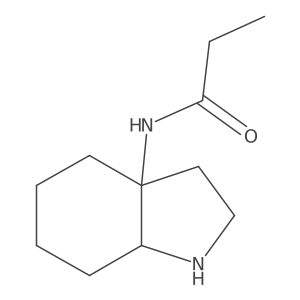 N-(octahydro-1H-indol-3a-yl)propanamide Structure