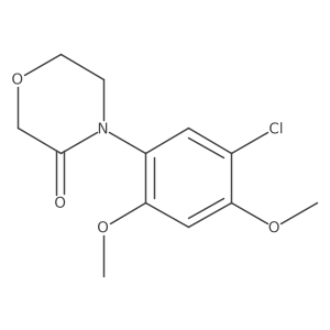 4-(5-Chloro-2,4-dimethoxyphenyl)morpholin-3-one Structure