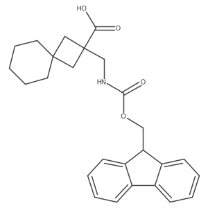 2-[({[(9H-fluoren-9-yl)methoxy]carbonyl}amino)methyl]spiro[3.5]nonane-2-carboxylic acid Structure
